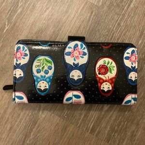 Shag Wear Large Russian Dolls Wallet